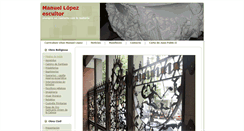 Desktop Screenshot of manuellopezescultor.com